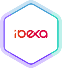 Ibexa logo in a hexagon symbolizing a connector