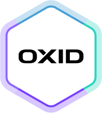 Logo von Oxid in einem Sechseck, das einen Connector symbolisiert